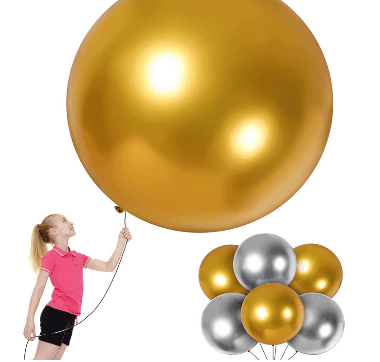 Extra Large Balloons - all colors (pack of 5pcs)