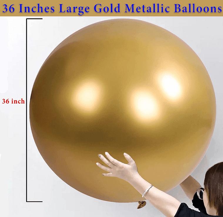 Extra Large Balloons - all colors (pack of 5pcs)