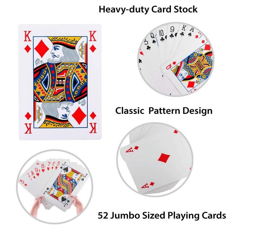 Jumbo Playing Card (3 sizes)
