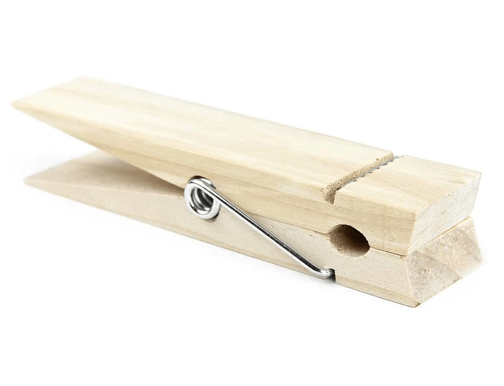 Diamond Hardwood Clothespins, Large - 100 Count